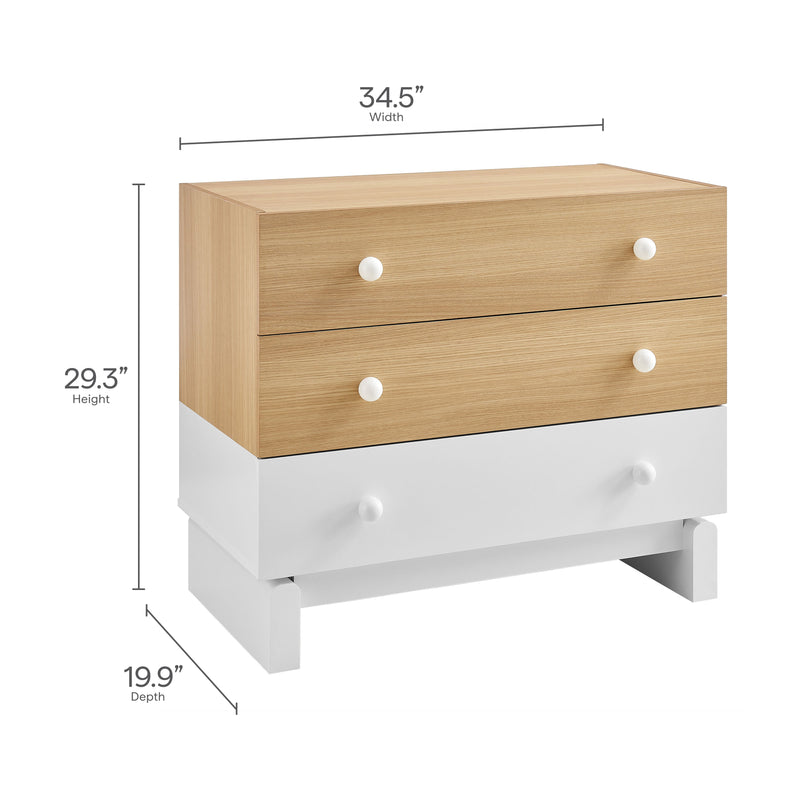 Nolia 3-Drawer Color Block Dresser by Modway, photo 2 of 7