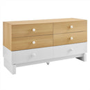 Nolia 6-Drawer Color Block Dresser by Modway by HouseOfZazla