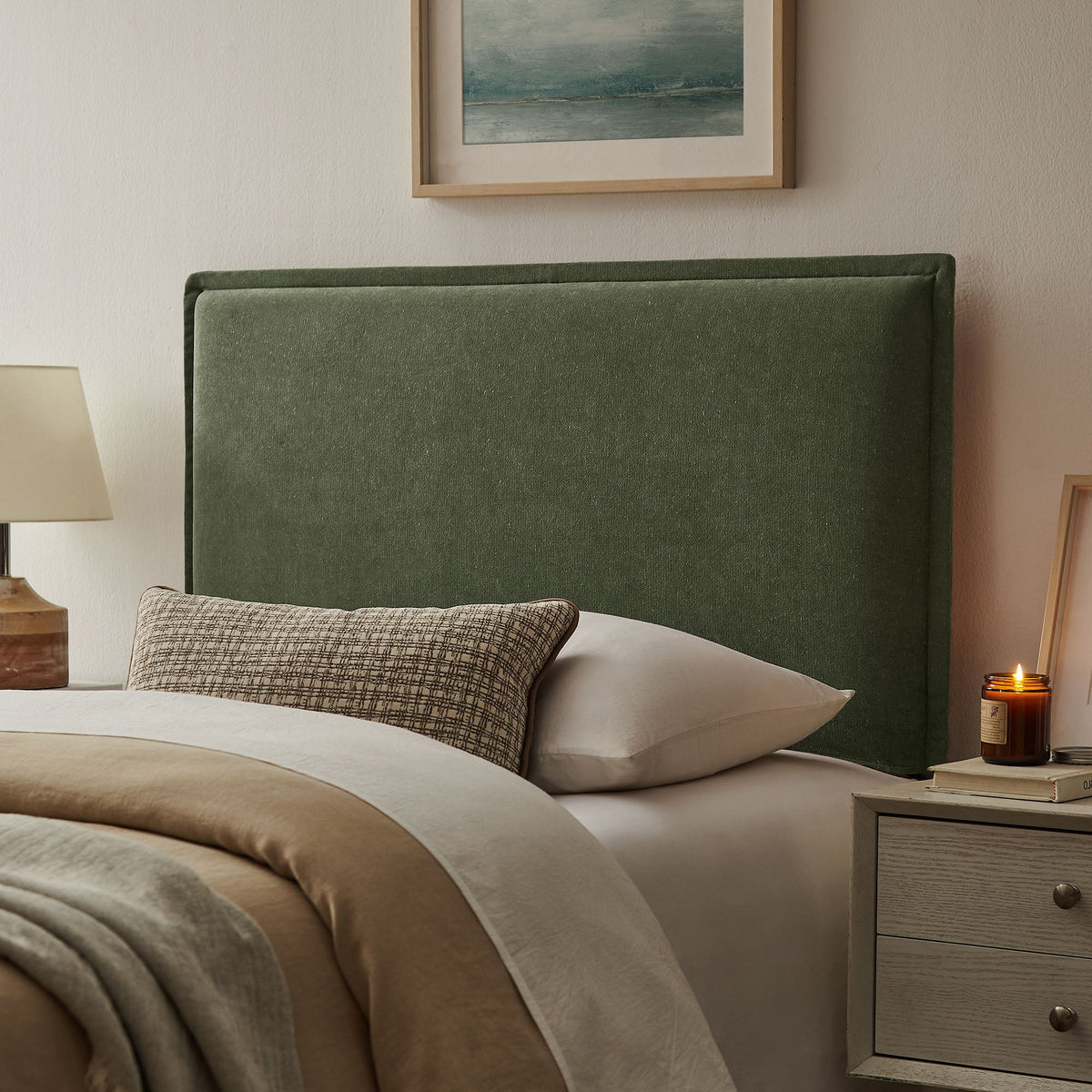 Camille Upholstered Linen Blend Headboard by Modway, photo 39 of 55