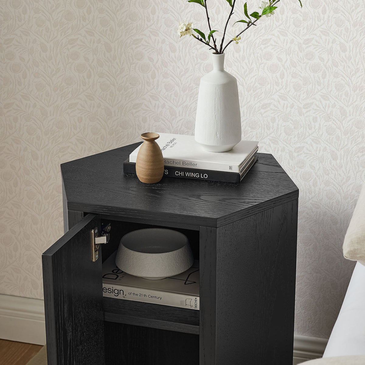 Kade Faceted Wood Side Table by Modway, photo 11 of 33