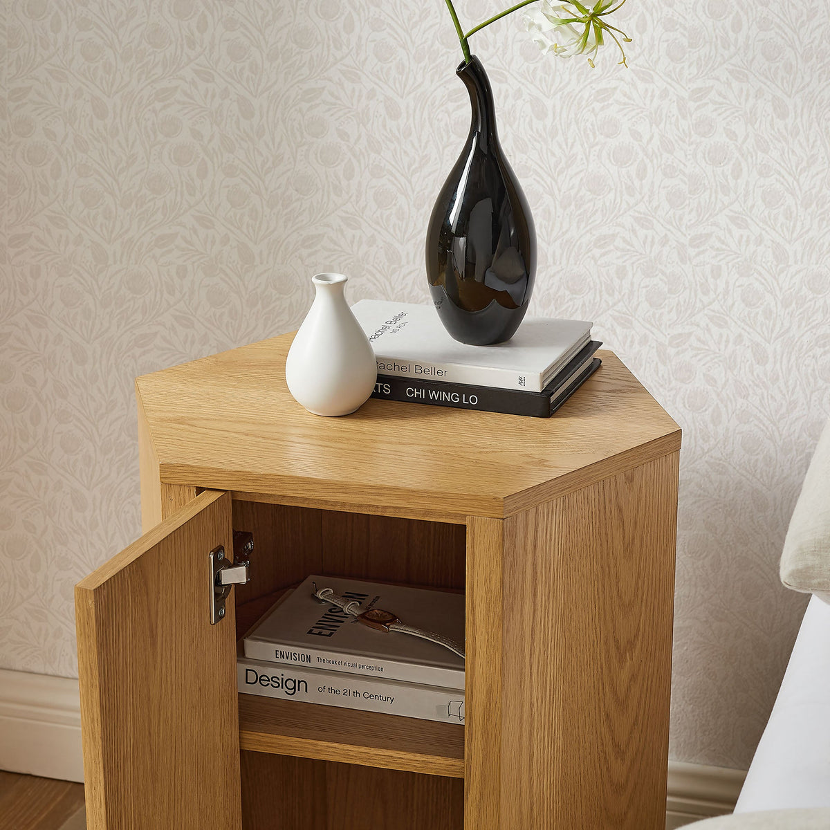 Kade Faceted Wood Side Table by Modway, photo 22 of 33