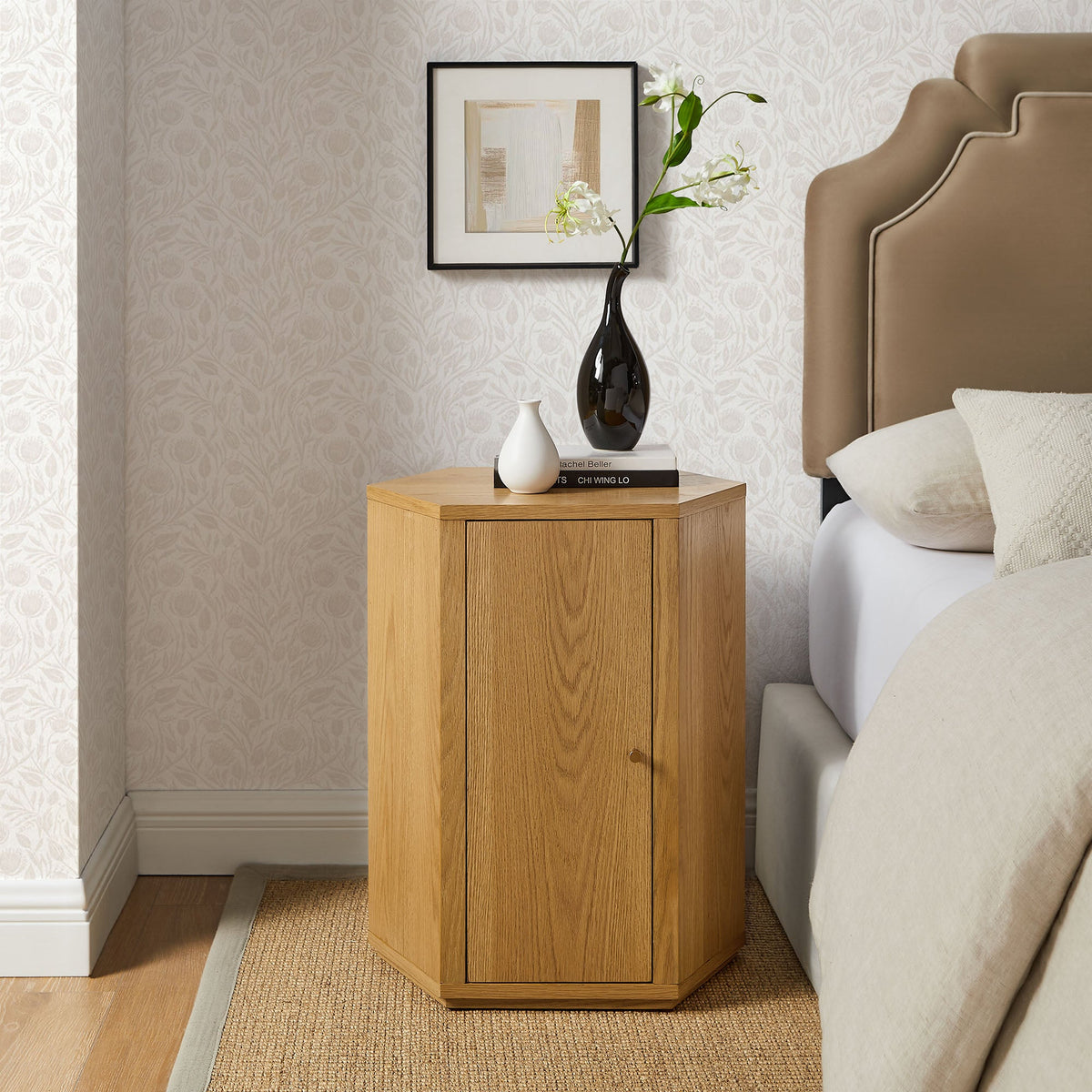 Kade Faceted Wood Side Table by Modway, photo 21 of 33