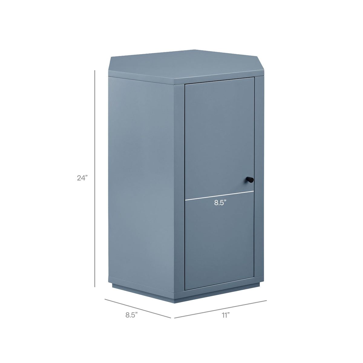 Kade Faceted Semi-Gloss Side Table by Modway, photo 36 of 40