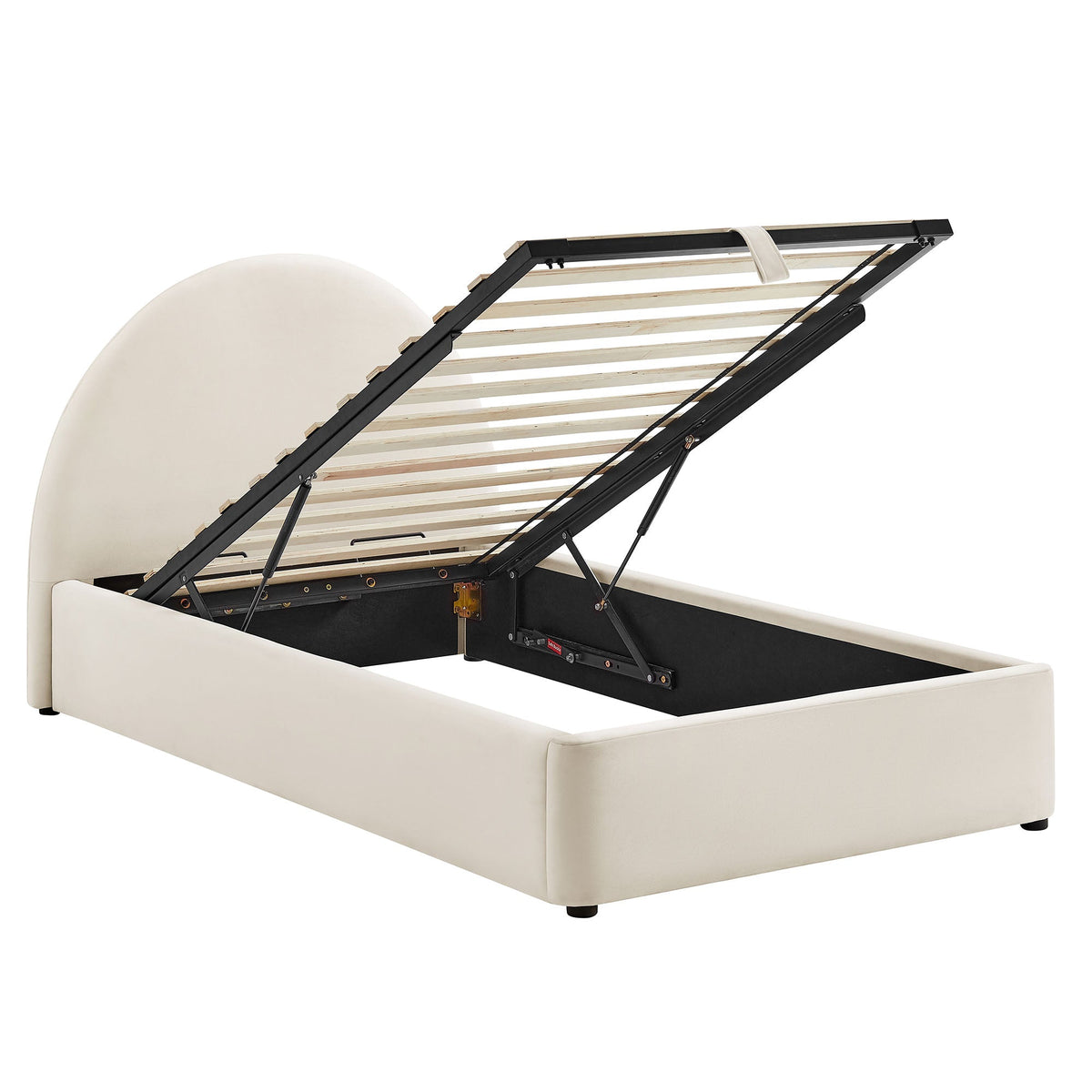 Resort Arched Performance Velvet Storage Platform Bed Frame by Modway, photo 4 of 52