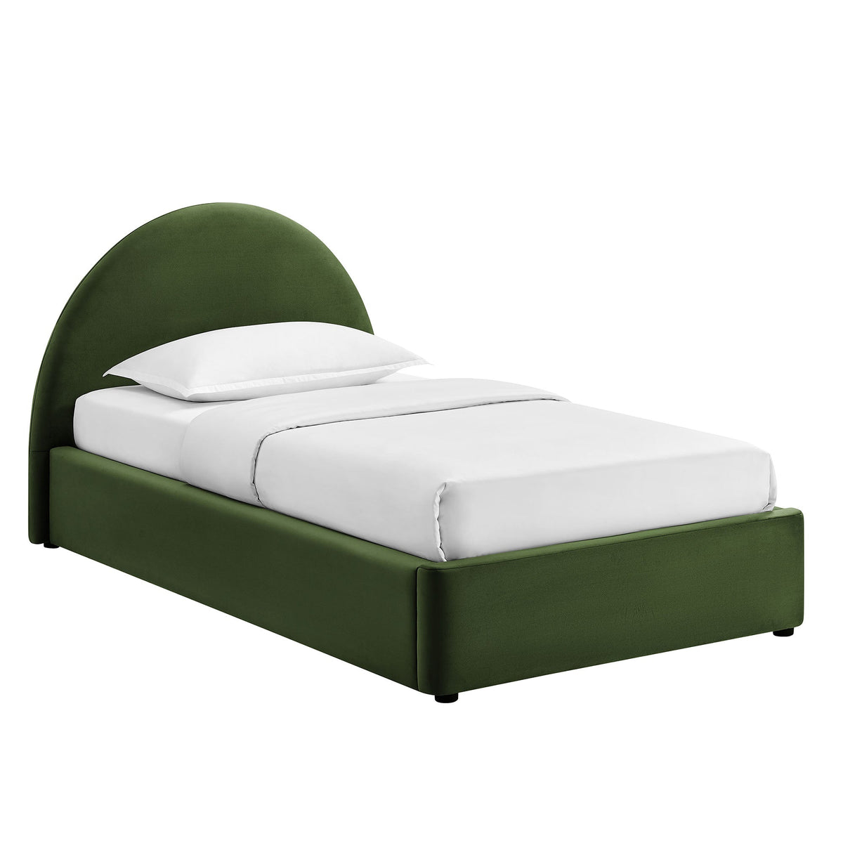 Resort Arched Performance Velvet Storage Platform Bed Frame by Modway, photo 23 of 52