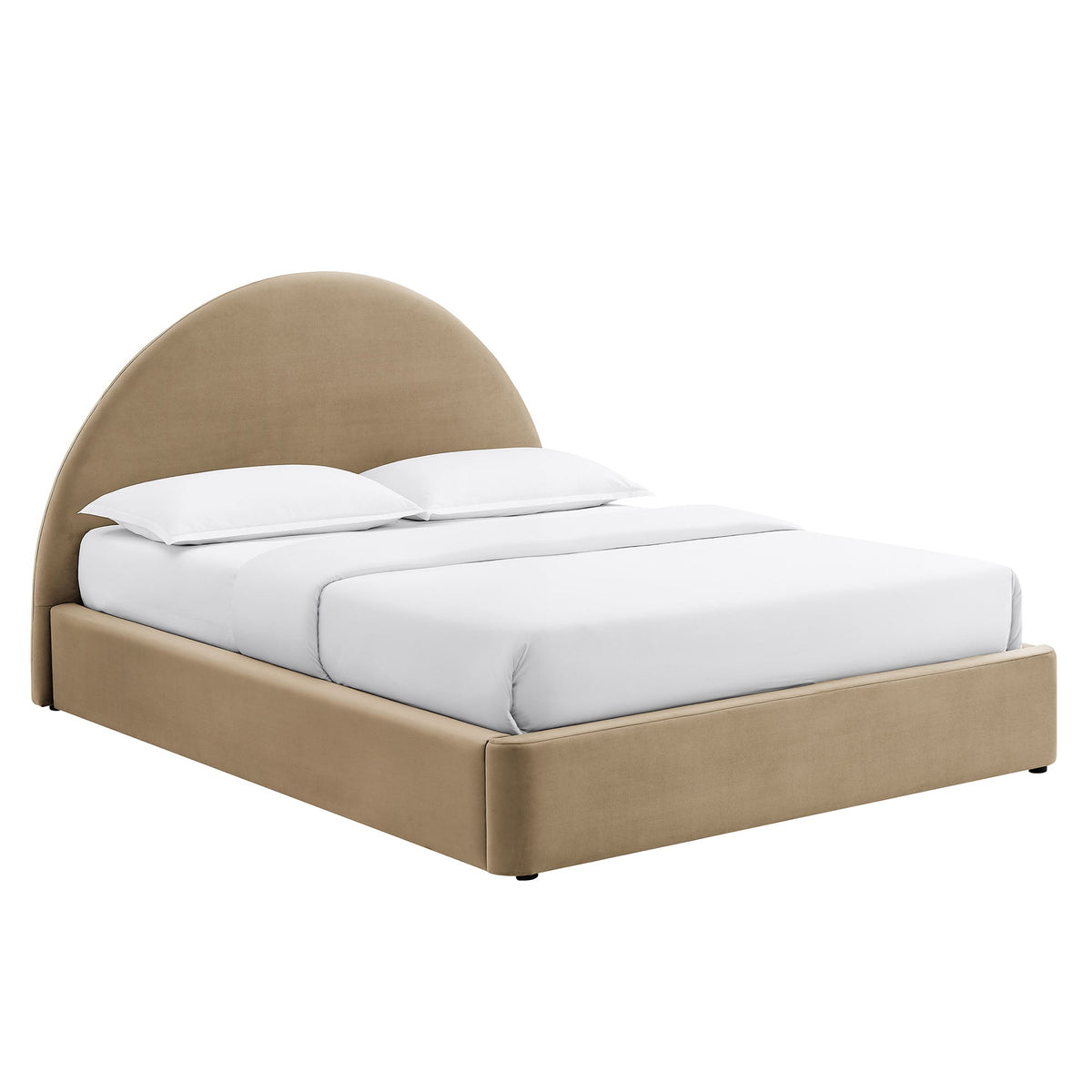 Resort Arched Performance Velvet Storage Platform Bed Frame by Modway, photo 44 of 52