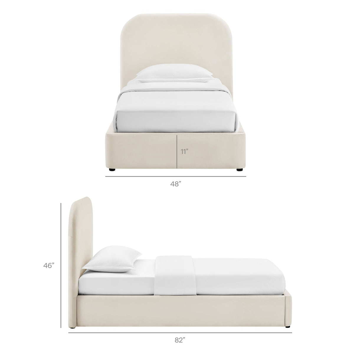 Keynote Performance Velvet Storage Platform Bed Frame by Modway, photo 3 of 56