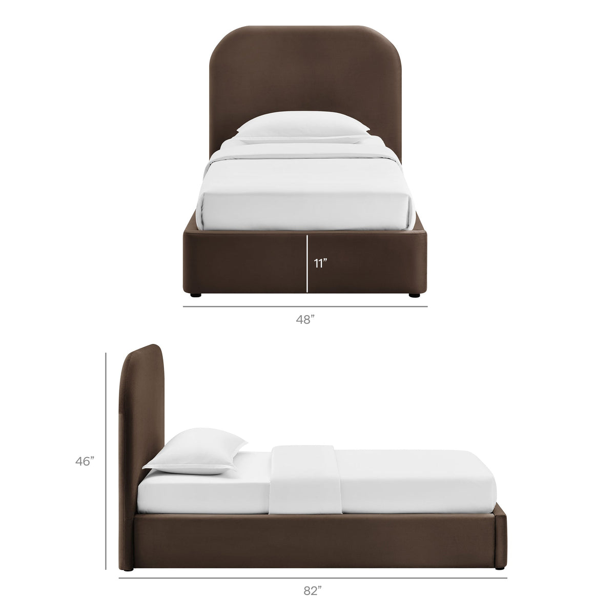 Keynote Performance Velvet Storage Platform Bed Frame by Modway, photo 25 of 56