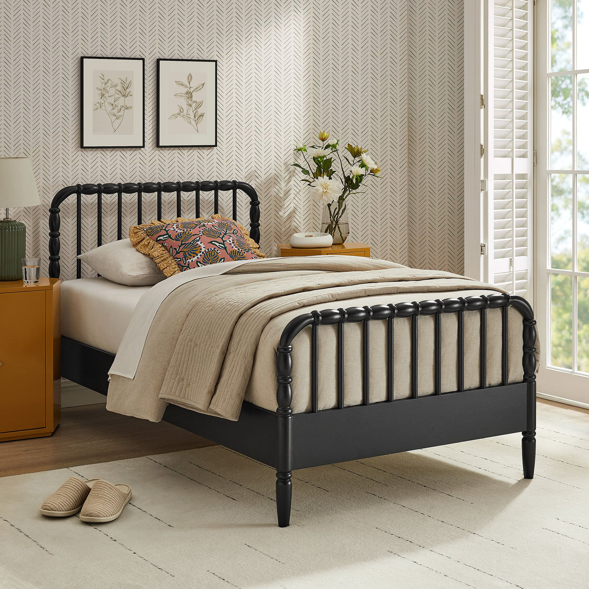 Arlette Wood Spindle Bed Frame by Modway, photo 8 of 43