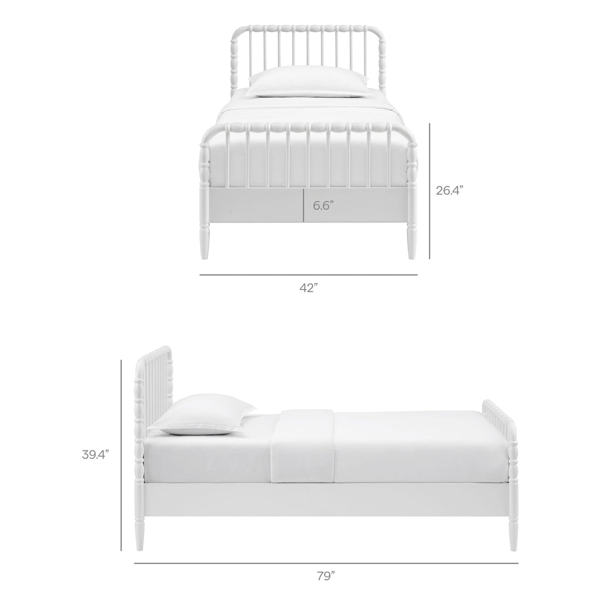 Arlette Wood Spindle Bed Frame by Modway, photo 12 of 43
