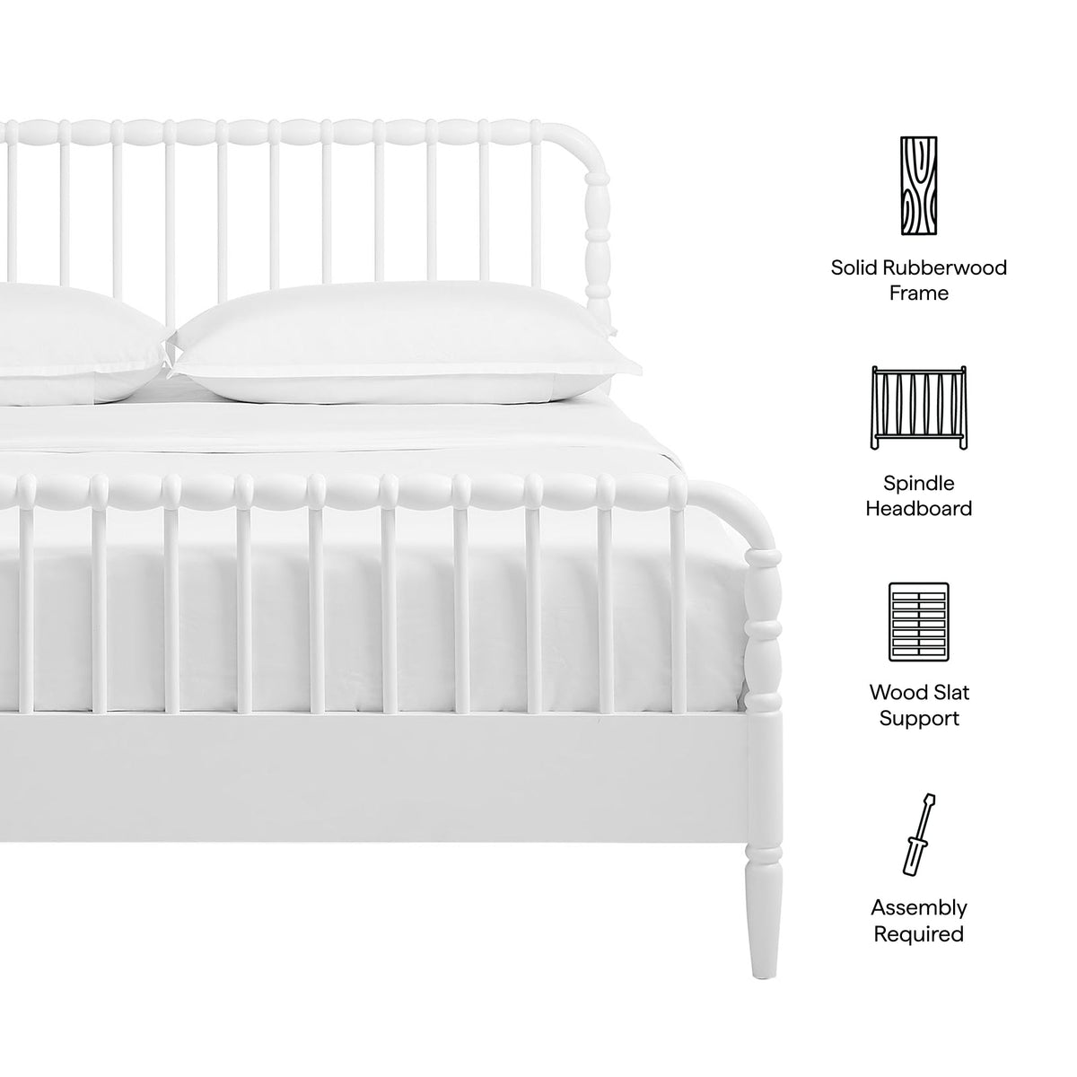 Arlette Wood Spindle Bed Frame by Modway, photo 29 of 43