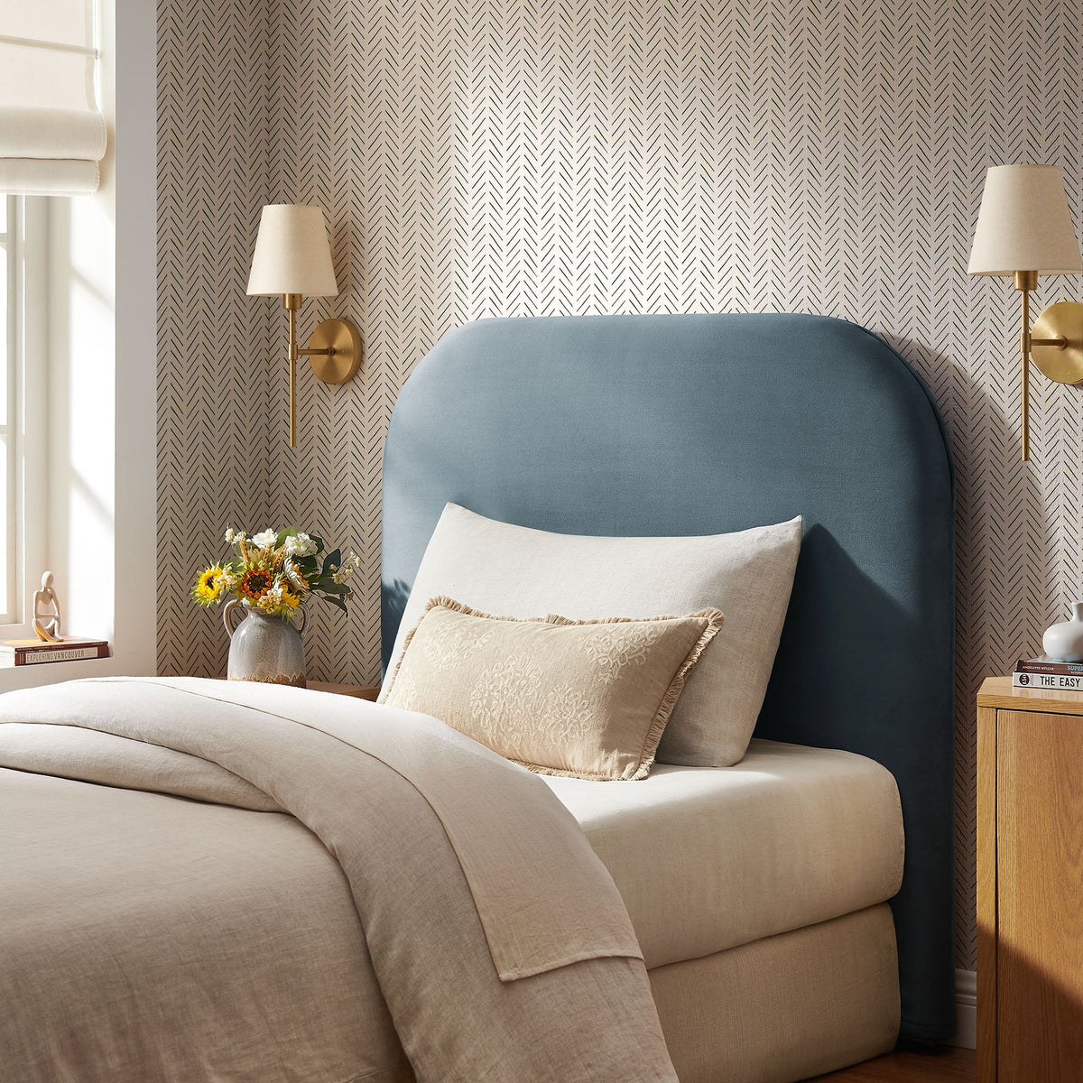 Keynote Stain-Resistant Performance Velvet Headboard by Modway, photo 13 of 54