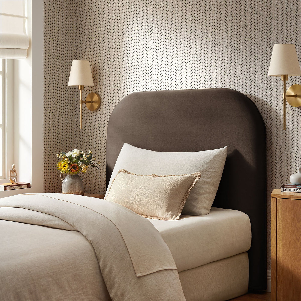 Keynote Stain-Resistant Performance Velvet Headboard by Modway, photo 20 of 54