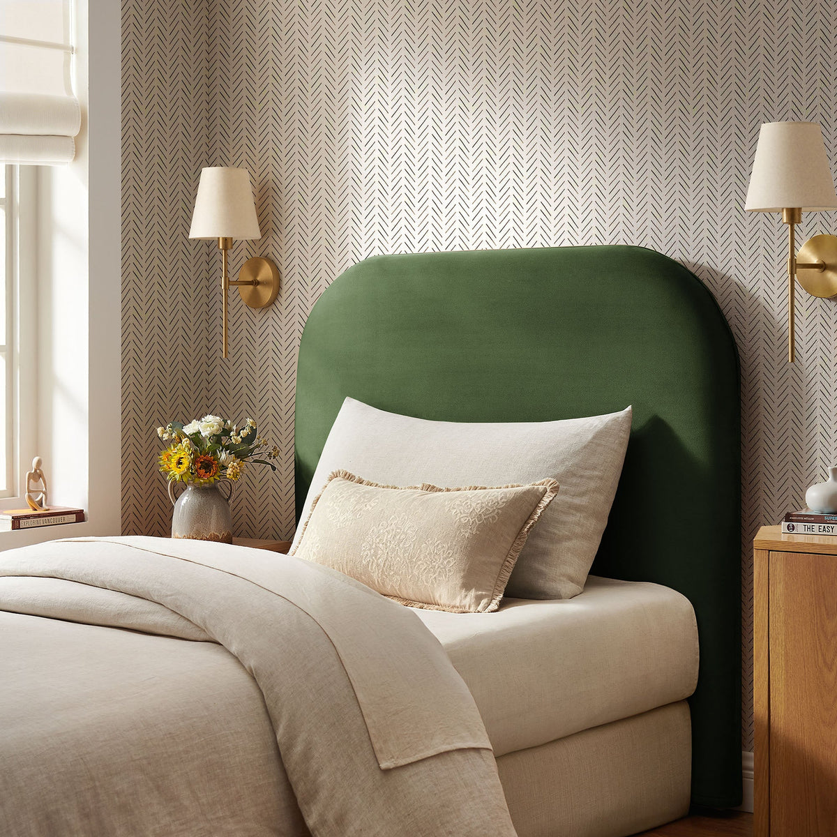 Keynote Stain-Resistant Performance Velvet Headboard by Modway, photo 27 of 54