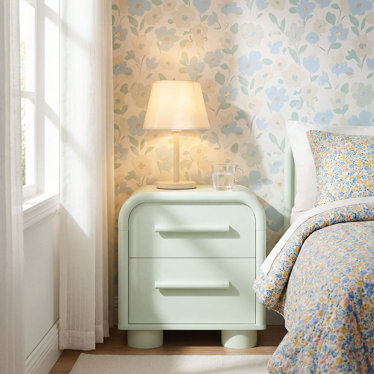 Bellamy Curved 2-Drawer Nightstand by Modway, photo 19 of 30