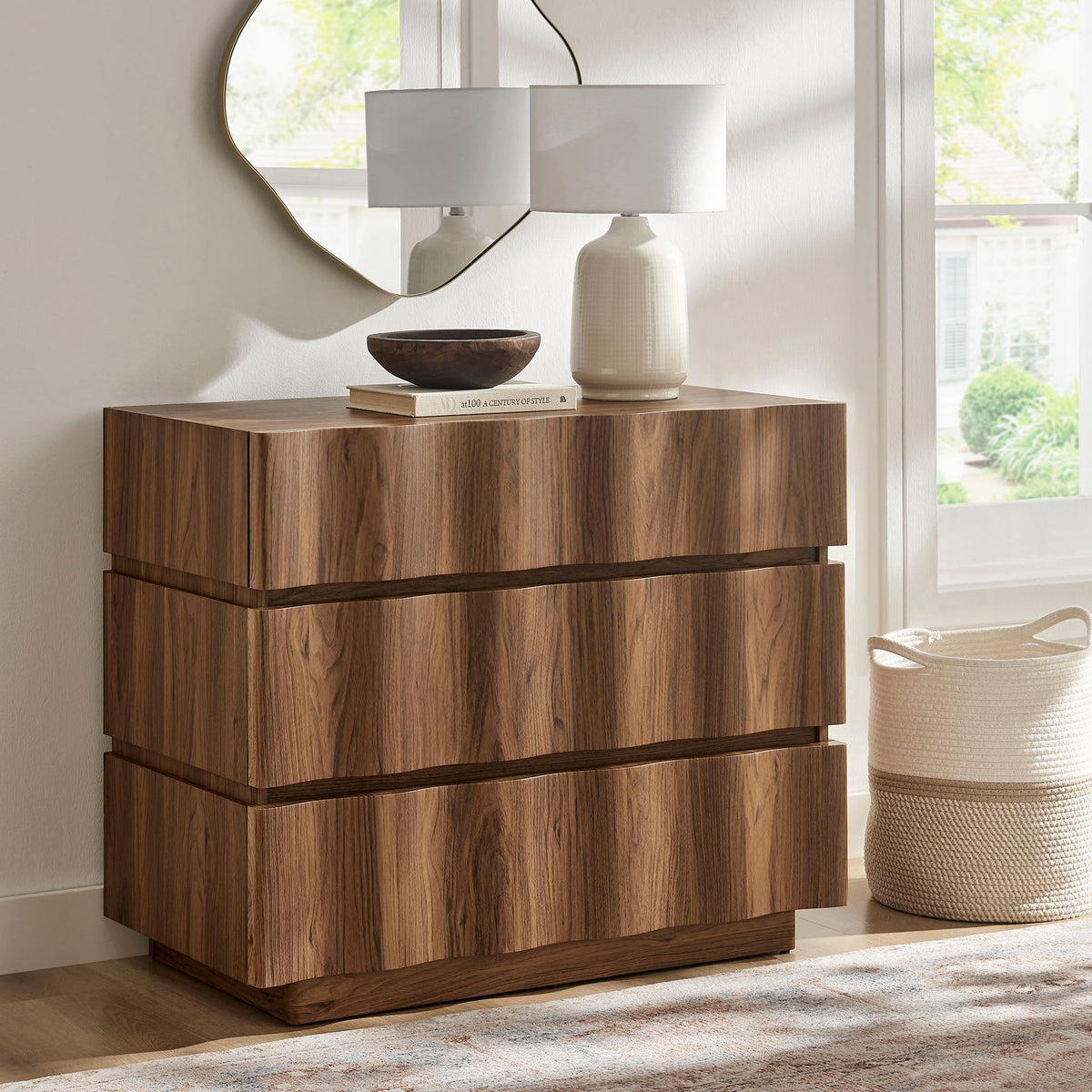 Isola Wavy 3 Drawer Chest by Modway, photo 17 of 27