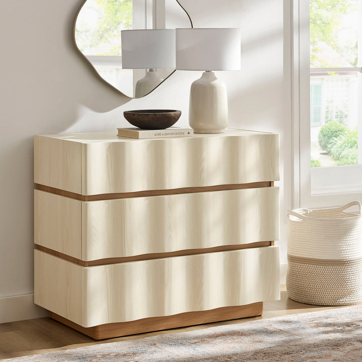 Isola Wavy 3 Drawer Chest by Modway, photo 26 of 27