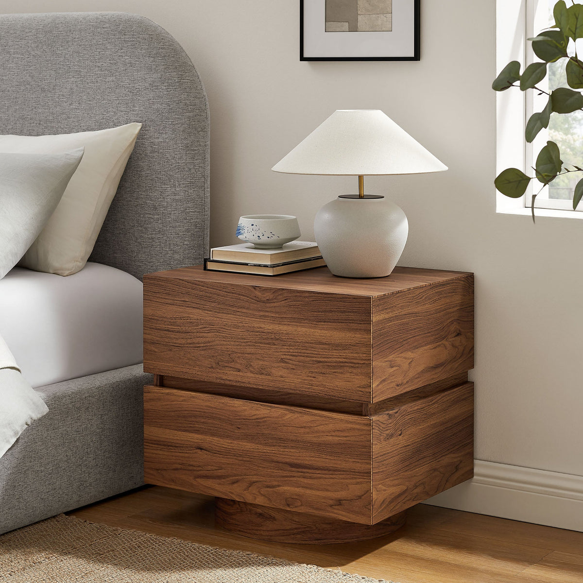 Koval Floating Pedestal 2-Drawer Nightstand by Modway, photo 17 of 18