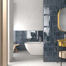 Spruce Blue 2.5x8 Glossy Ceramic Subway Tile (38 pack, 5.38 sq ft/case)