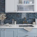 Spruce Blue 2.5x8 Glossy Ceramic Subway Tile (38 pack, 5.38 sq ft/case)
