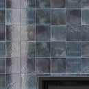 Spruce Blue 4x4 Glossy Square Ceramic Tile (60 pack, 6.48 sq ft/case)