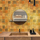Honey Orange 4x4 Glossy Square Ceramic Tile (60 pack, 6.48 sq ft/case)
