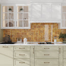 Honey Orange 4x4 Glossy Ceramic Square Deco Tile (50 pack, 5.39 sq ft/case)