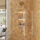 Honey Orange 0.5x8 Glossy Ceramic Pencil Tile Trim (10 pack, 0.7 sq ft/case) - Sample