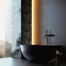 Black 4x4 Glossy Ceramic Square Deco Tile (50 pack, 5.39 sq ft/case)