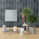 Spruce Blue 2.5x8 Glossy Ceramic Subway Deco Tile (38 pack, 5.38 sq ft/case) - Sample