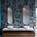 Spruce Blue 4x4 Glossy Ceramic Square Deco Tile (50 pack, 5.39 sq ft/case)