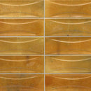 Honey Orange 2.5x8 Glossy Ceramic Subway Deco Tile (38 pack, 5.38 sq ft/case)