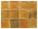 Honey Orange 4x4 Glossy Ceramic Square Deco Tile (50 pack, 5.39 sq ft/case)