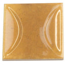 Honey Orange 4x4 Glossy Ceramic Square Deco Tile (50 pack, 5.39 sq ft/case)