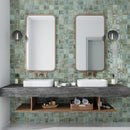 Sage Green 4x4 Glossy Ceramic Square Deco Tile (60 pack, 6.48 sq ft/case) - Sample