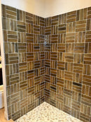 Olive Green 2.5x8 Glossy Ceramic Subway Tile (38 pack, 5.38 sq ft/case)