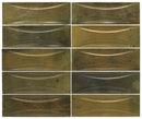 Olive Green 2.5x8 Glossy Ceramic Subway Deco Tile (38 pack, 5.38 sq ft/case)