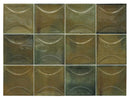 Olive Green 4x4 Glossy Ceramic Square Deco Tile (50 pack, 5.39 sq ft/case)
