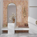 Pink 2.5x8 Glossy Ceramic Subway Tile (38 pack, 5.38 sq ft/case)