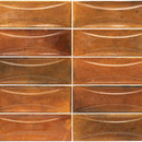 Red 2.5x8 Glossy Ceramic Subway Deco Tile (38 pack, 5.38 sq ft/case)