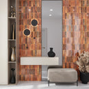 Red 2.5x8 Glossy Ceramic Subway Deco Tile (38 pack, 5.38 sq ft/case)