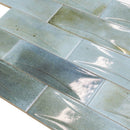 Blue 2.5x8 Glossy Ceramic Subway Deco Tile (38 pack, 5.38 sq ft/case)