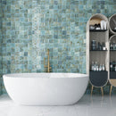 Blue 4x4 Glossy Ceramic Square Deco Tile (60 pack, 6.48 sq ft/case)