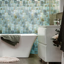 Blue 4x4 Glossy Ceramic Square Deco Tile (60 pack, 6.48 sq ft/case)