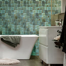 Blue 4x4 Glossy Square Ceramic Tile (50 pack, 5.39 sq ft/case) - Sample