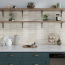 White 2.5x8 Glossy Ceramic Subway Tile (38 pack, 5.38 sq ft/case) - Sample
