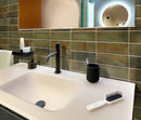 Olive Green 2.5x8 Glossy Ceramic Subway Tile (38 pack, 5.38 sq ft/case)