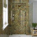Olive Green 2.5x8 Glossy Ceramic Subway Tile (38 pack, 5.38 sq ft/case)