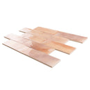 Pink 2.5x8 Glossy Ceramic Subway Tile (38 pack, 5.38 sq ft/case)