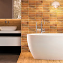 Red 2.5x8 Glossy Ceramic Subway Tile (38 pack, 5.38 sq ft/case) - Sample